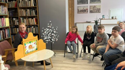 uczniowie podczas warsztatów